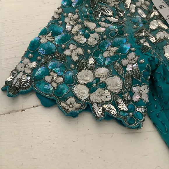 Stenay dress silk sequin open back - Picture 6 of 12